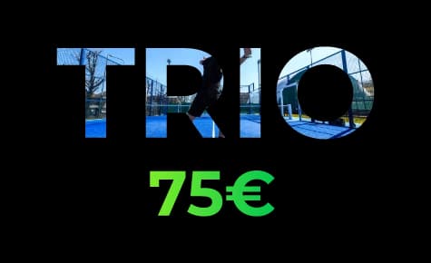 Cours trio de padel - Formule TRIO 3 personnes AuraPadel